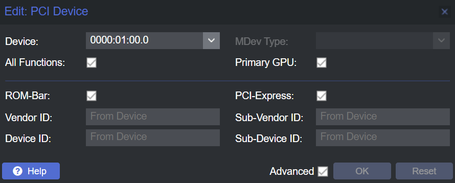 新增 PCI 裝置